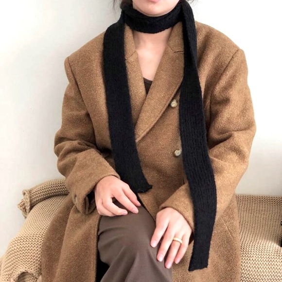 Accessories - 3/25$ Long black scarf NEW
